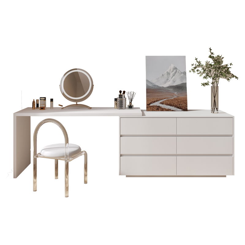 Desk Setup L Shaped - Dresser,Multi-purpose Flat L Shape Home Office