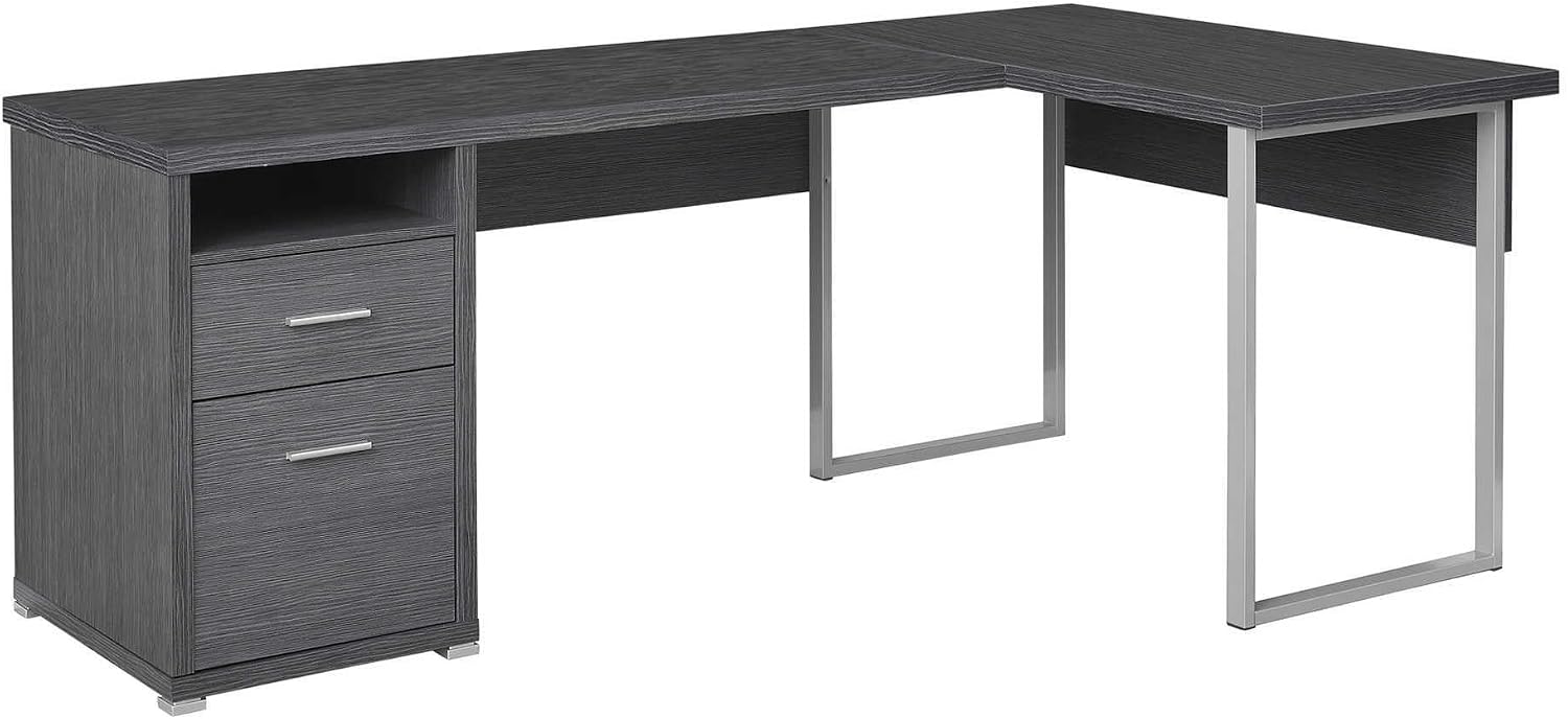 Desk Setup L Shaped - I 7257 Computer Desk, Home Office,