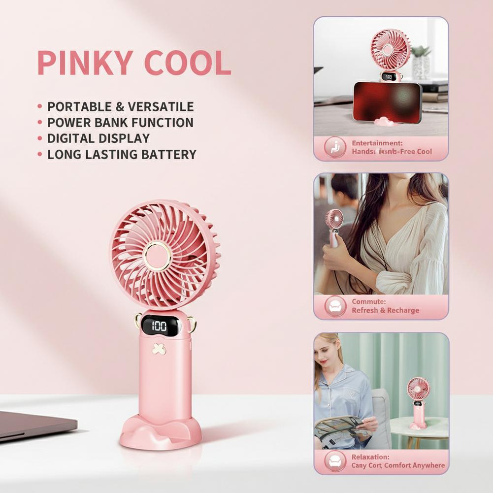 Fan Desk Small Usb - Portable Mini Fan With 6 Speeds