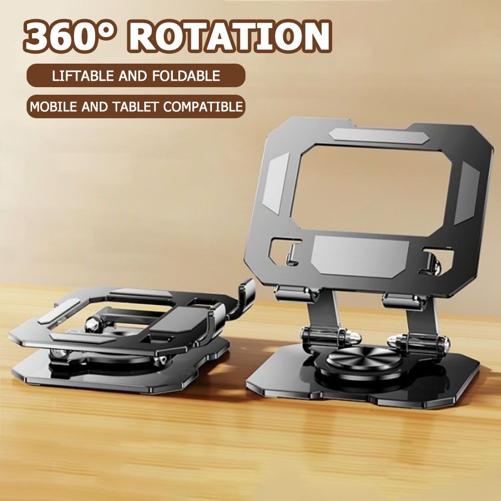 Desk Setup Home - 360 Rotating Tablet Phone Stand Adjustable