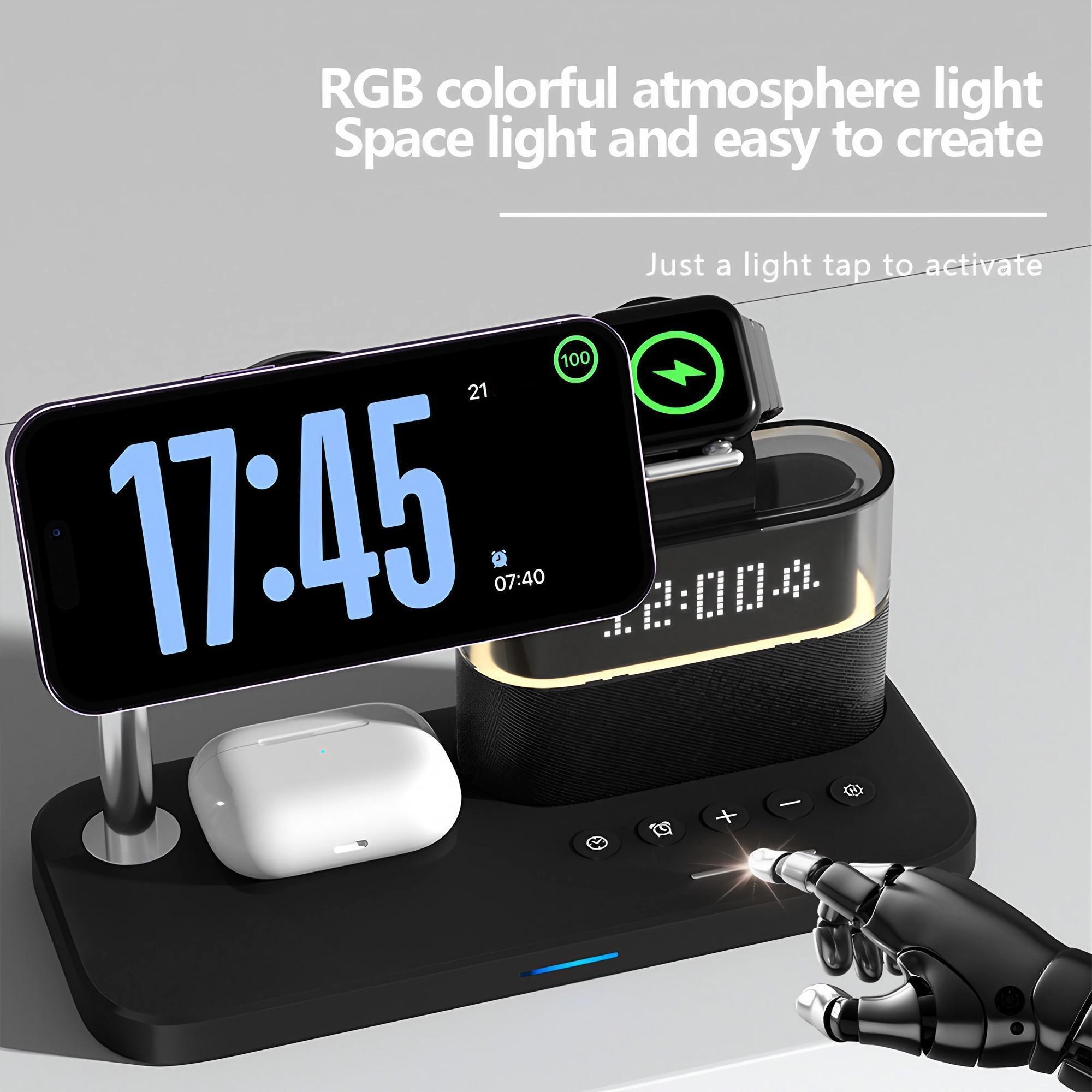 Magnetic Wireless Charging Sta - Desk Setup Home review and price