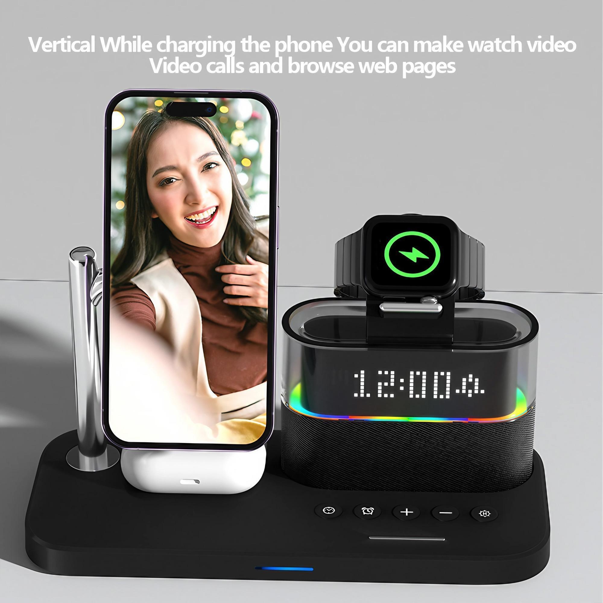 Magnetic Wireless Charging Sta - Desk Setup Home review and price