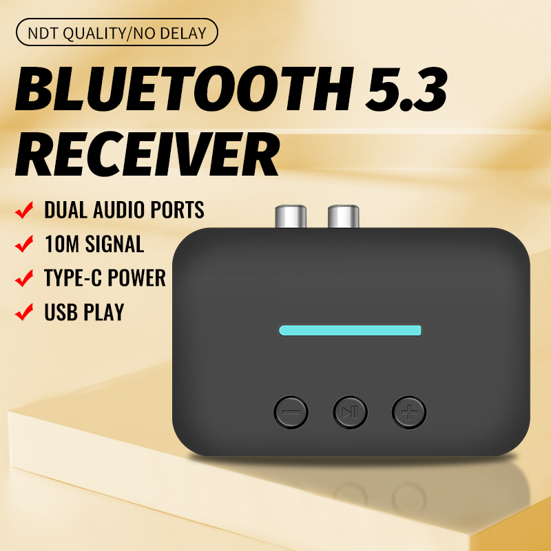 USB Bluetooth 5.3 Audio Receiv - Desk Setup Speakers review and price
