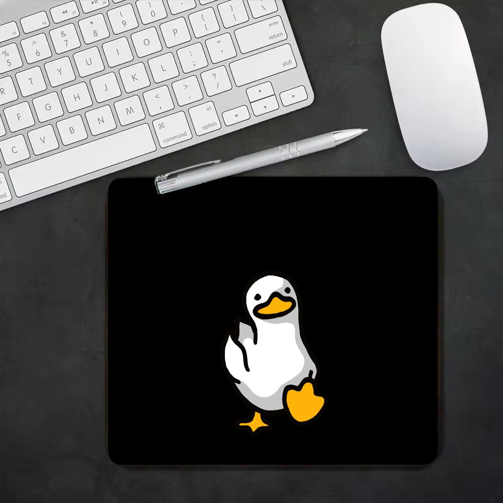Cute White Goose  Pattern Smal - Desk Setup Background review and price