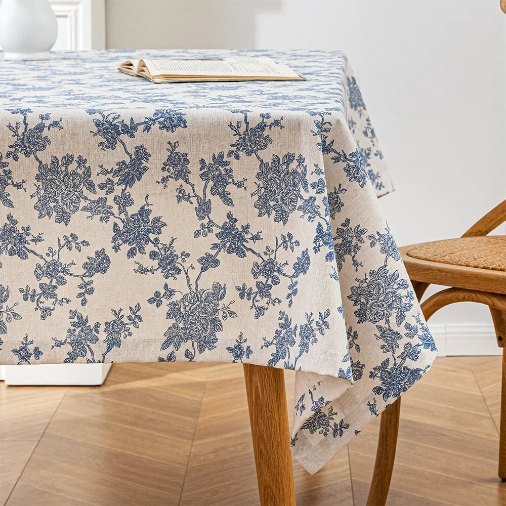 Ins Floral Tablecloths Retro C - Desk Setup Background review and price