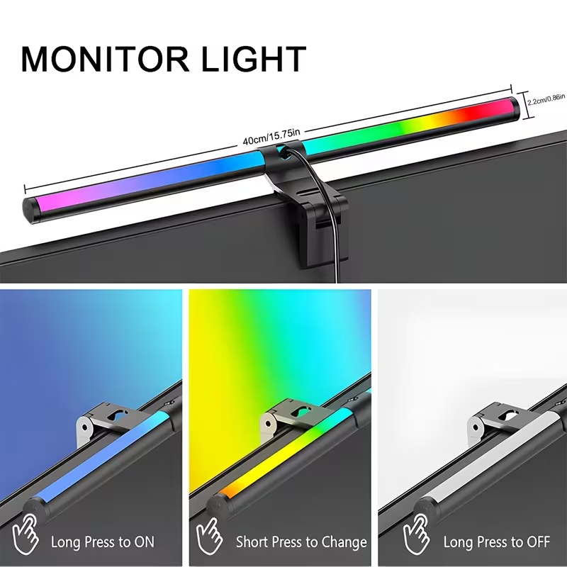 Monitor Light Bar RGB Lightbar - Desk Setup Home review and price