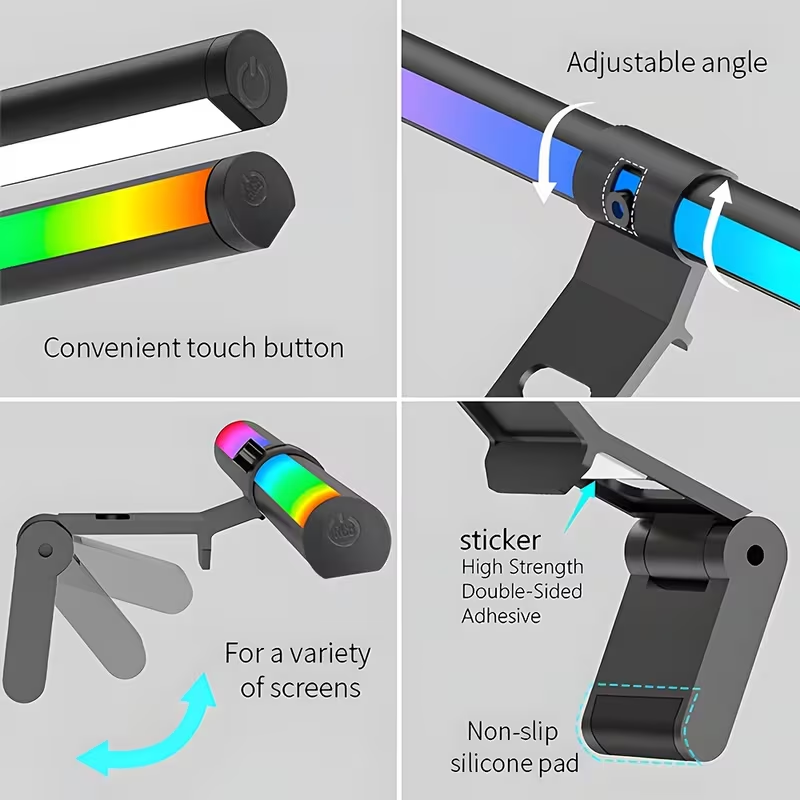 Monitor Light Bar RGB Lightbar - Desk Setup Home review and price