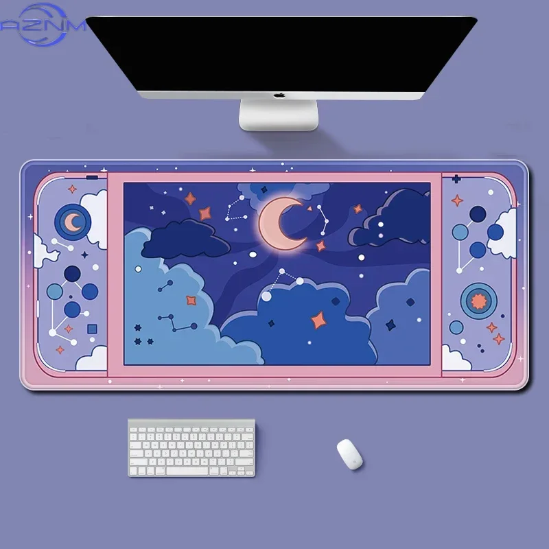 Moon and Stars Large Desk Mat  - Desk Setup Accessories Aesthetic review and price
