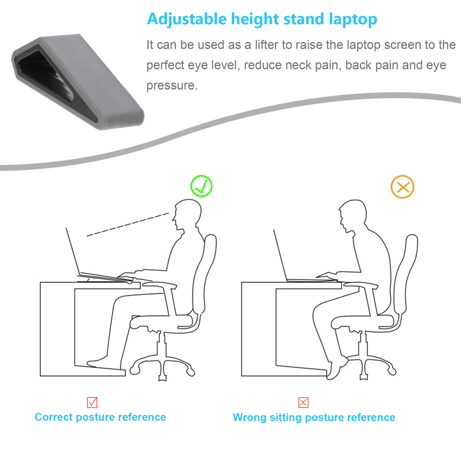 2Pcs Laptop Stand Notebook Ris - Desk Setup Riser review and price