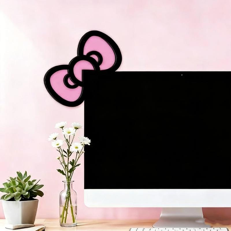 New 1/2Pcs Wooden Bowknot PC A - Desk Setup Home review and price