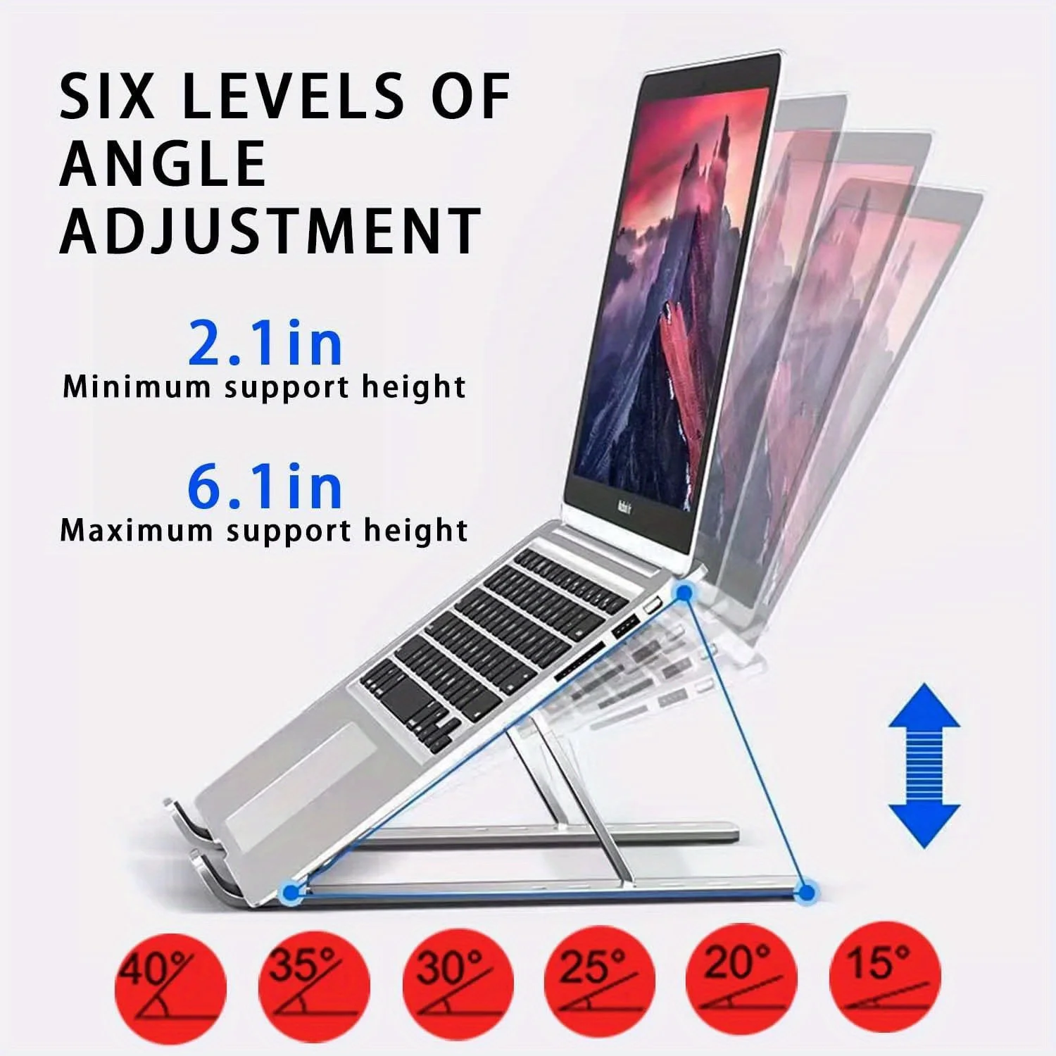 Foldable Aluminum Laptop Riser - Desk Setup Riser review and price