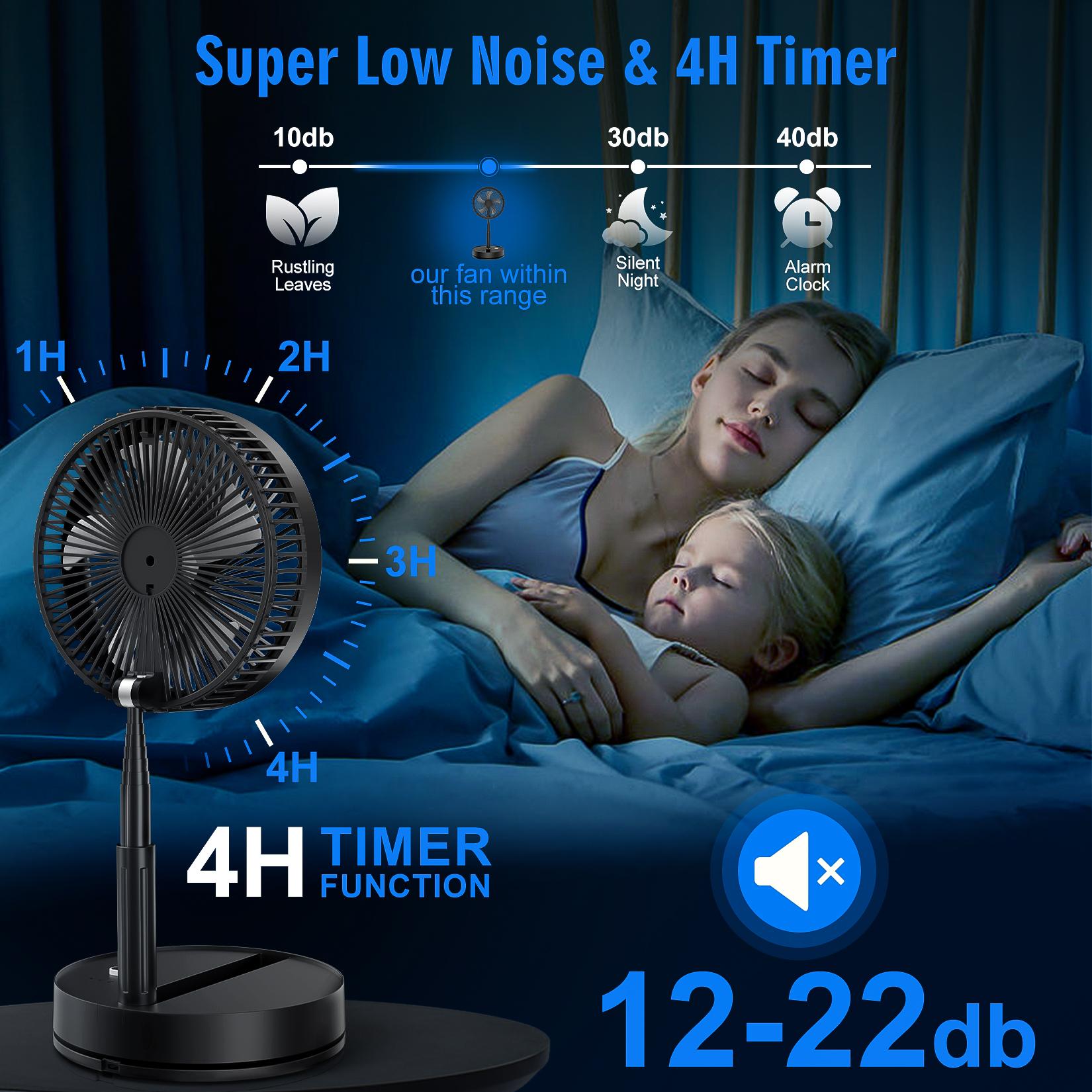 Portable Foldable Rechargeable - Fan Desk Small Usb review and price