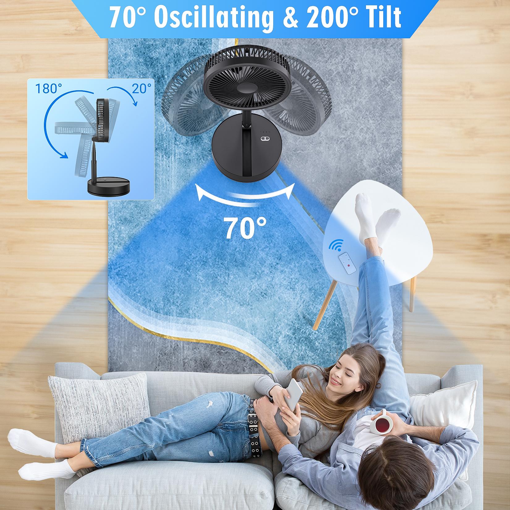 Portable Foldable Rechargeable - Fan Desk Small Usb review and price