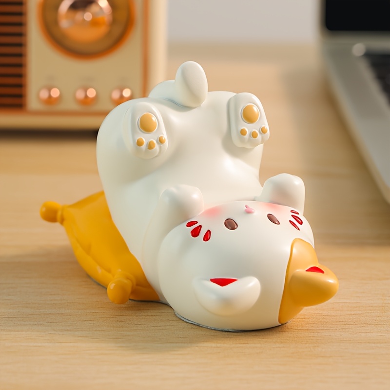 Charming Cat-Shaped Resin Phon - Desk Setup Home review and price