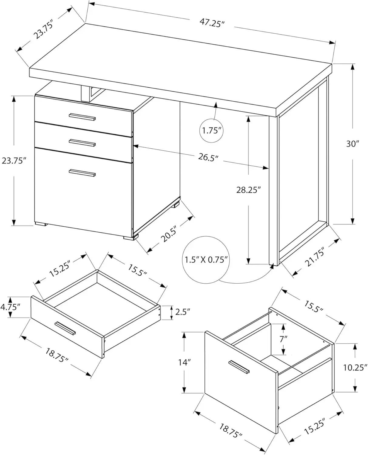 Computer Desk with File Cabine - Desk Setup L Shaped review and price