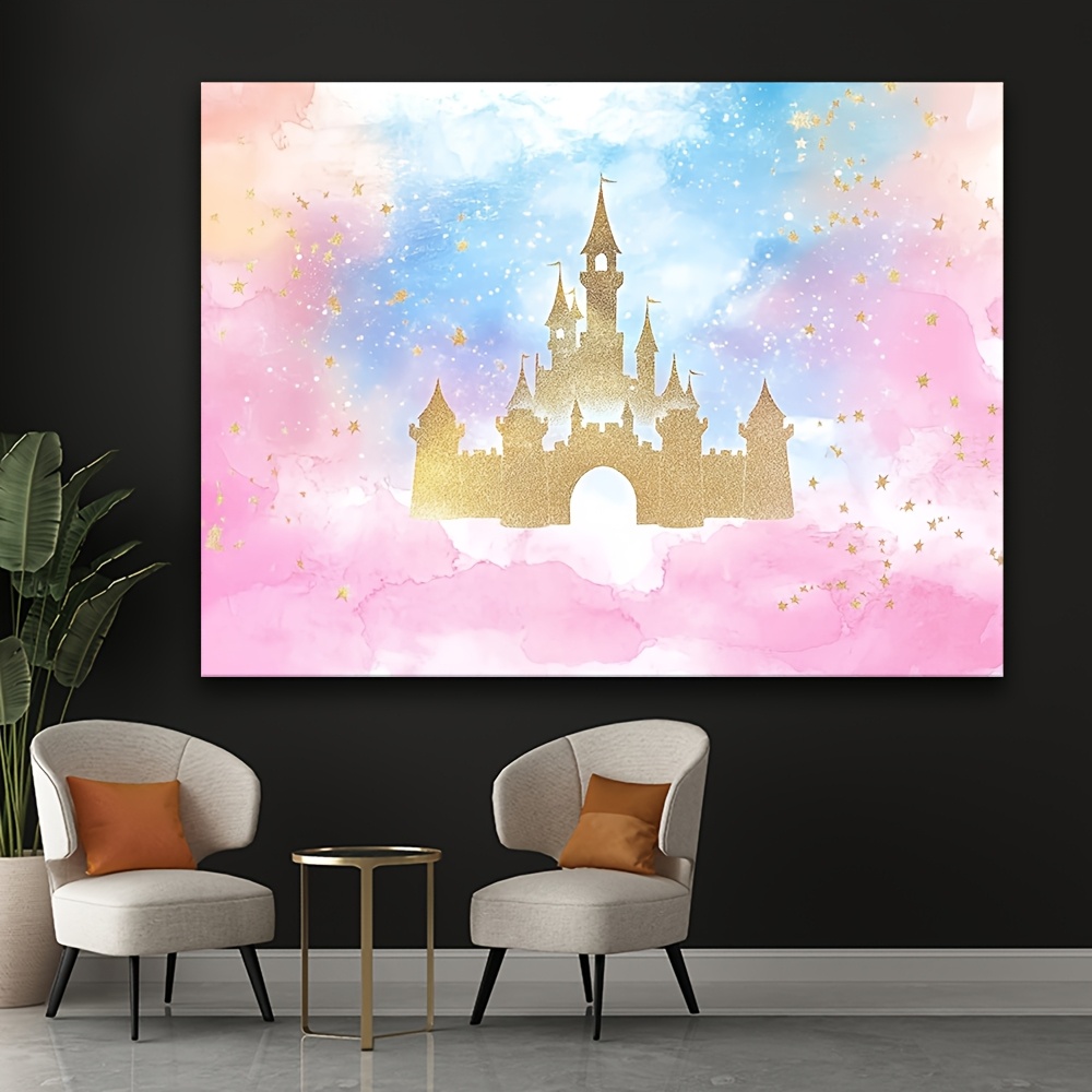 1 Princess Castle Watercolor p - Desk Setup Background review and price