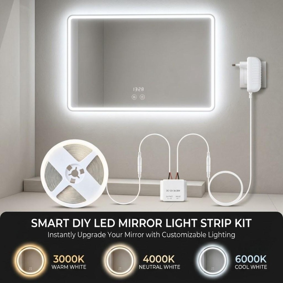 Mirror Touch Control 320LEDs D - Desk Setup Background review and price