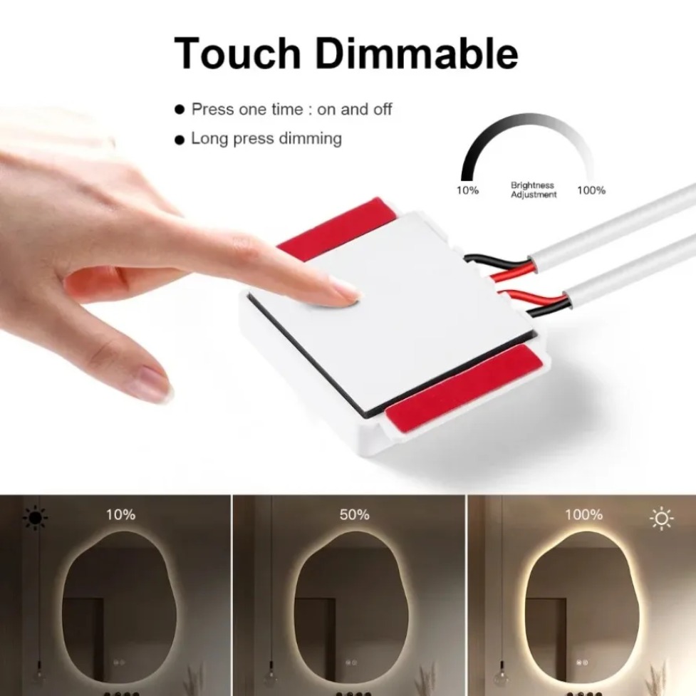 Mirror Touch Control 320LEDs D - Desk Setup Background review and price
