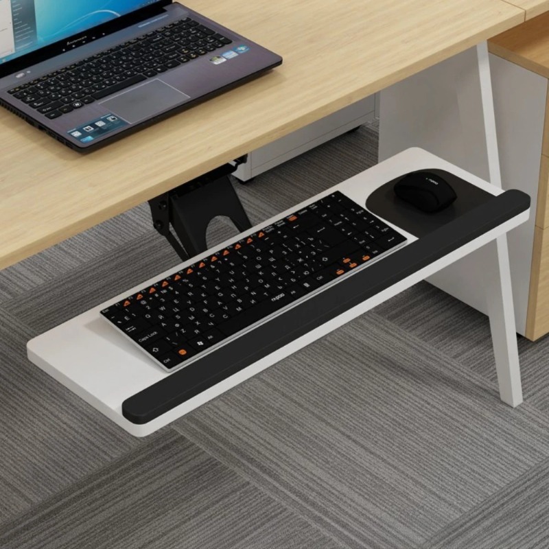 Keyboard Tray Under Desk Slidi - Desk Setup Home review and price