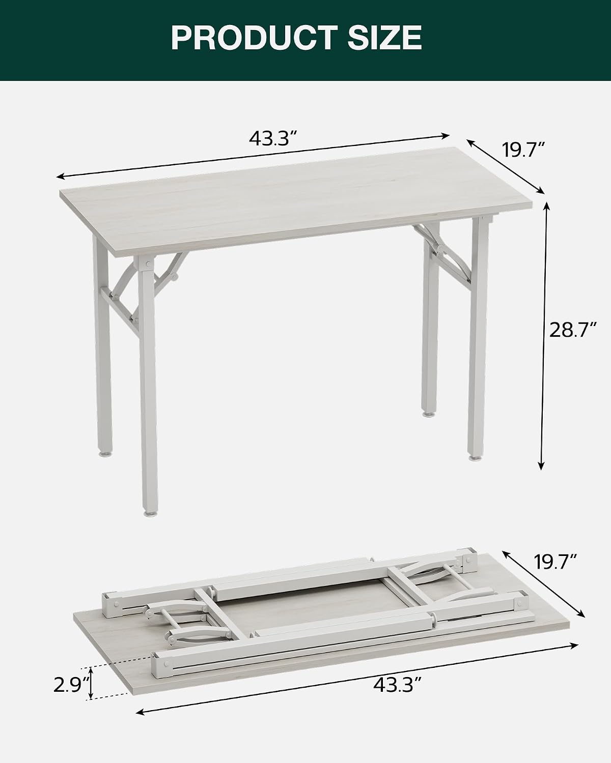 Frylr Small Folding Computer D - Desk Setup For 2 Laptops review and price