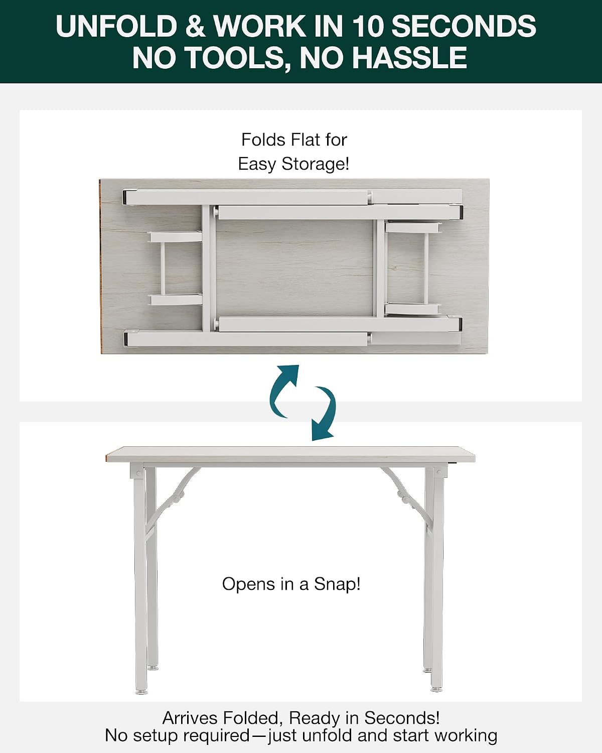 Frylr Small Folding Computer D - Desk Setup For 2 Laptops review and price