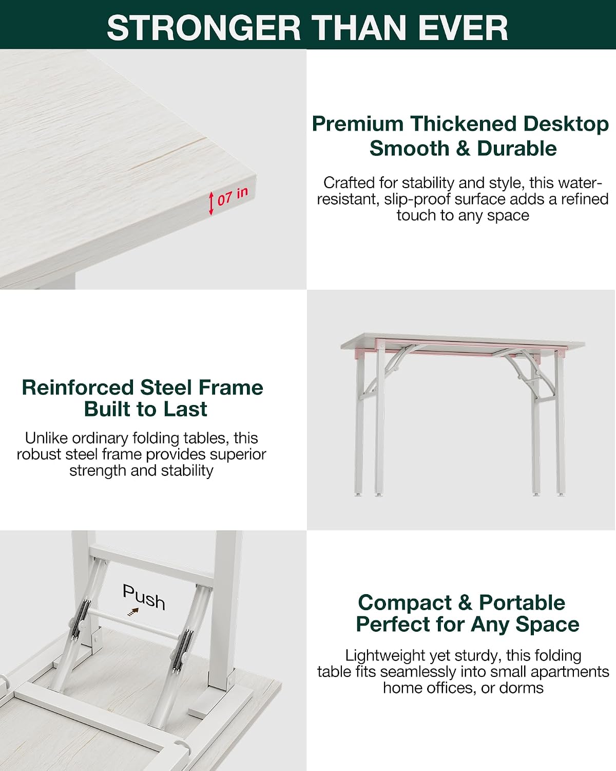 Frylr Small Folding Computer D - Desk Setup For 2 Laptops review and price