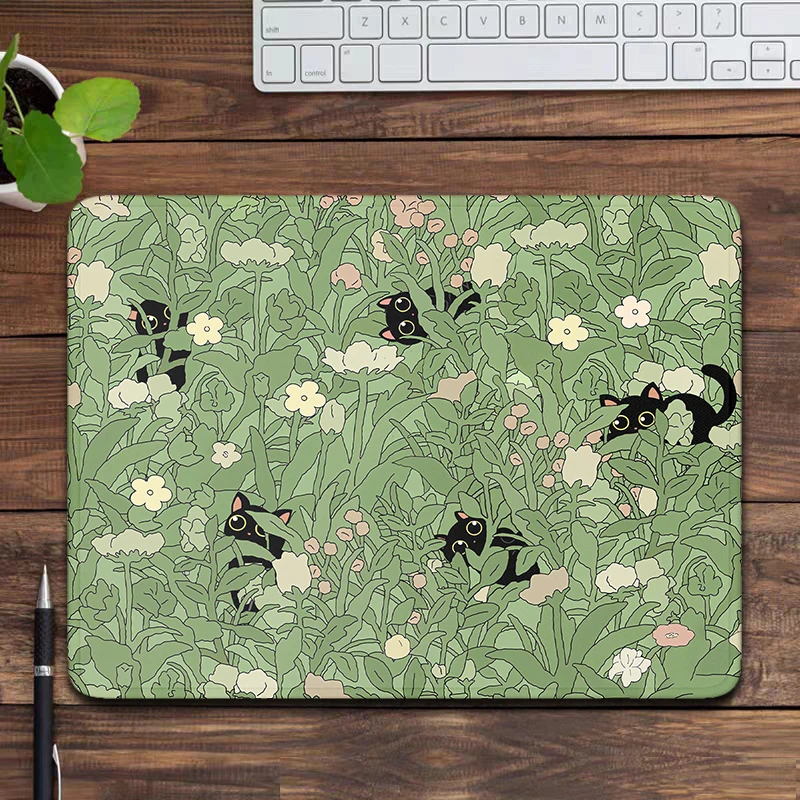 Green Desk Mat Nature Mouse Pa - Desk Setup Accessories Aesthetic review and price