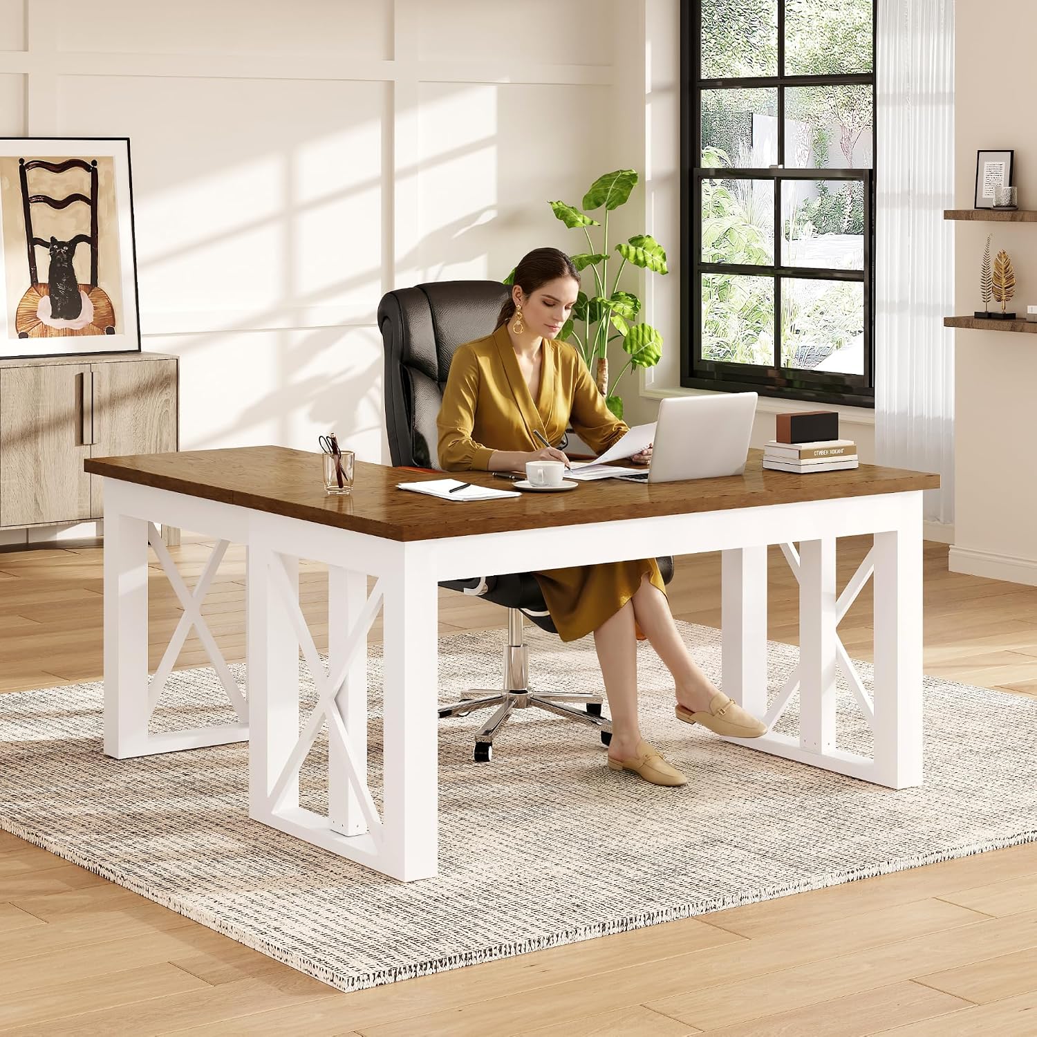 L Shaped Standing Desk with Dr - Desk Setup L Shaped review and price
