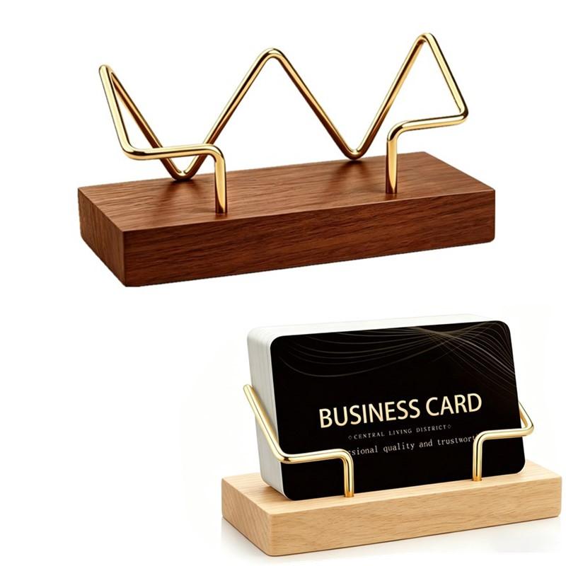 【A8】Wooden Business Card Holde - Desk Setup Home review and price