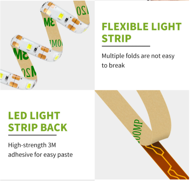 USB LED Strip Lamp 2835SMD DC5 - Desk Setup Background review and price
