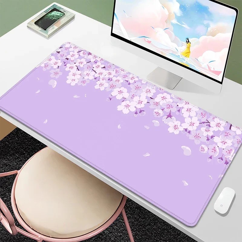 VIKAMA Cherry Blossom Large Mo - Desk Setup Girly review and price
