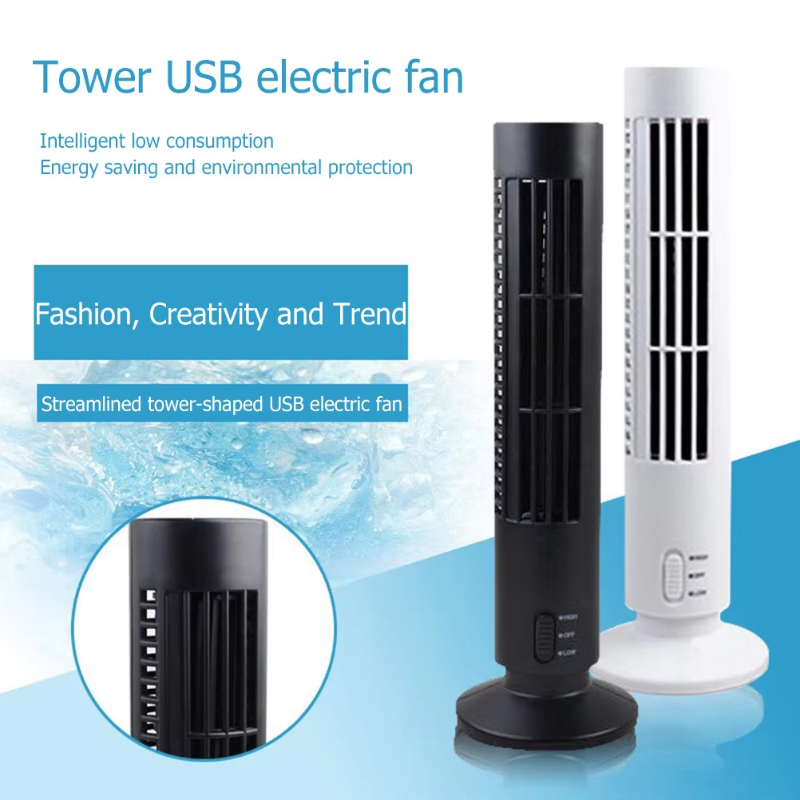 USB Mini Tower Fan Portable Ve - Fan Desk Small Usb review and price