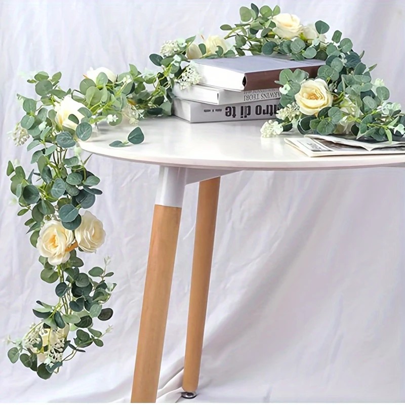 70inch Eucalyptus and Rose Gar - Desk Setup Background review and price