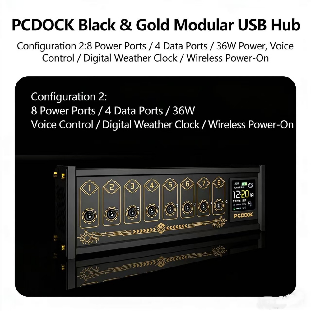 PCDOCK Block USB Desktop Power - Desk Setup Laptop review and price
