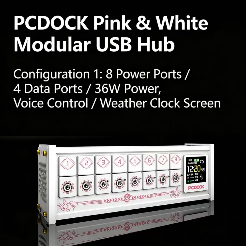 PCDOCK Block USB Desktop Power - Desk Setup Laptop review and price