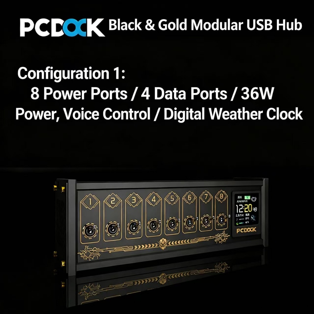 PCDOCK Block USB Desktop Power - Desk Setup Laptop review and price
