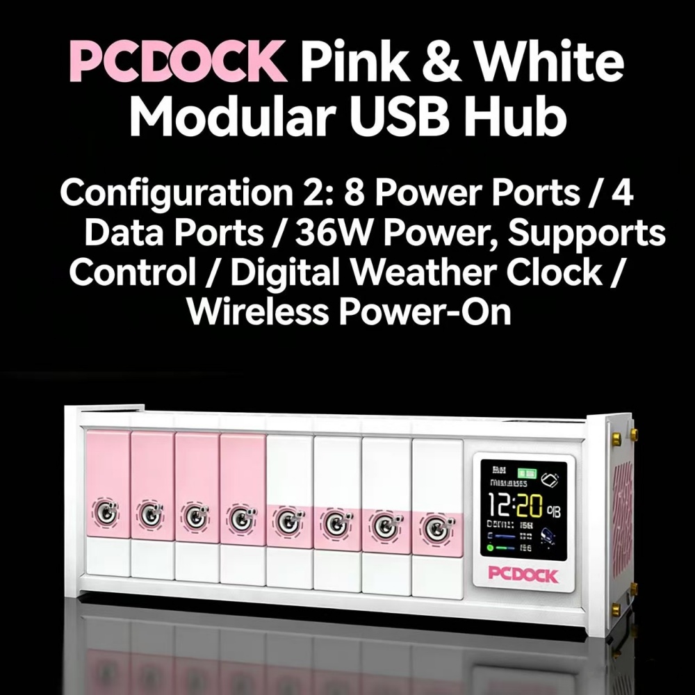 PCDOCK Block USB Desktop Power - Desk Setup Laptop review and price