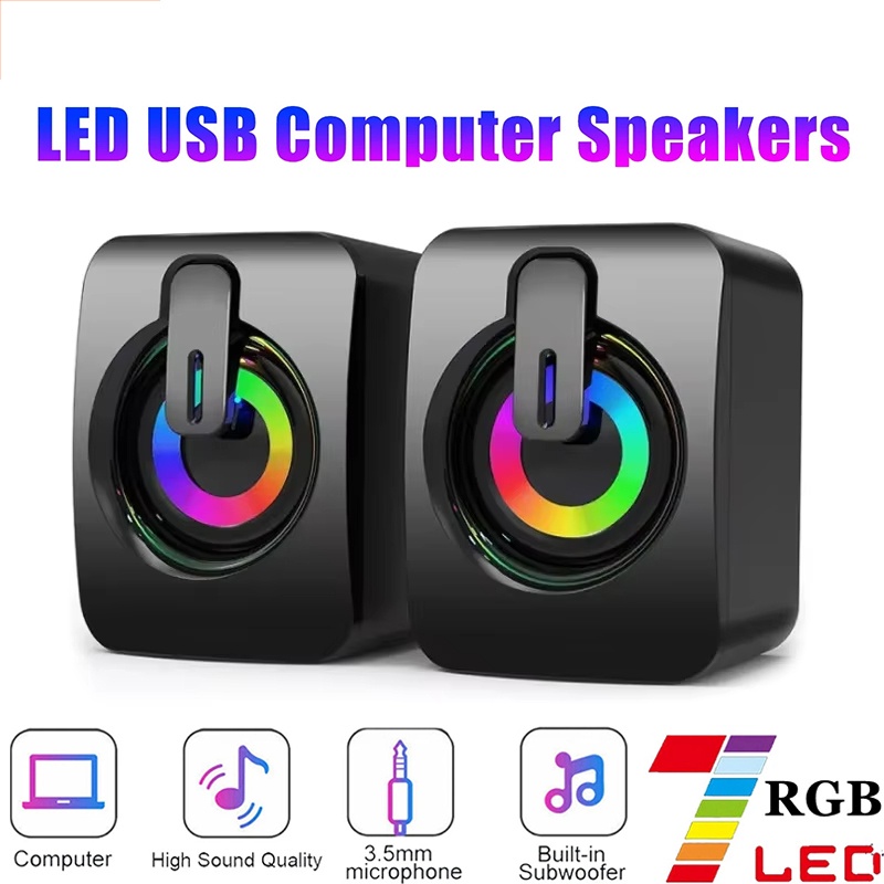 Computer Speakers HiFi Stereo  - Desk Setup Speakers review and price