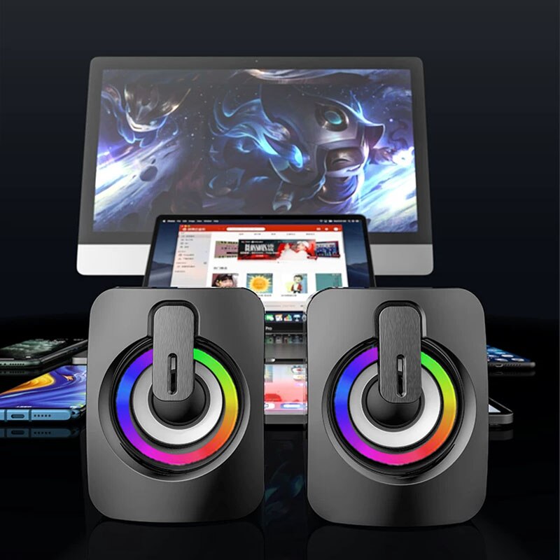 Computer Speakers HiFi Stereo  - Desk Setup Speakers review and price
