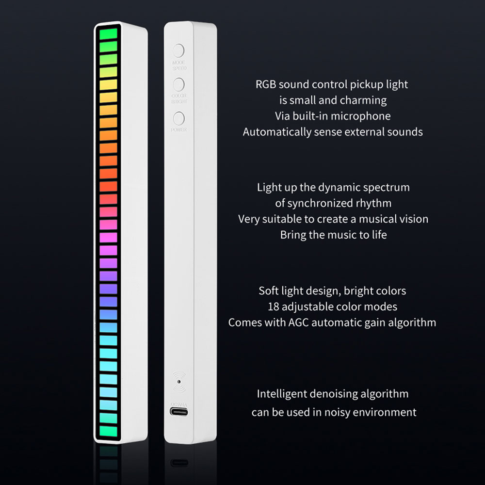 16 LEDS RGB LED Light Bar App  - Desk Setup Background review and price