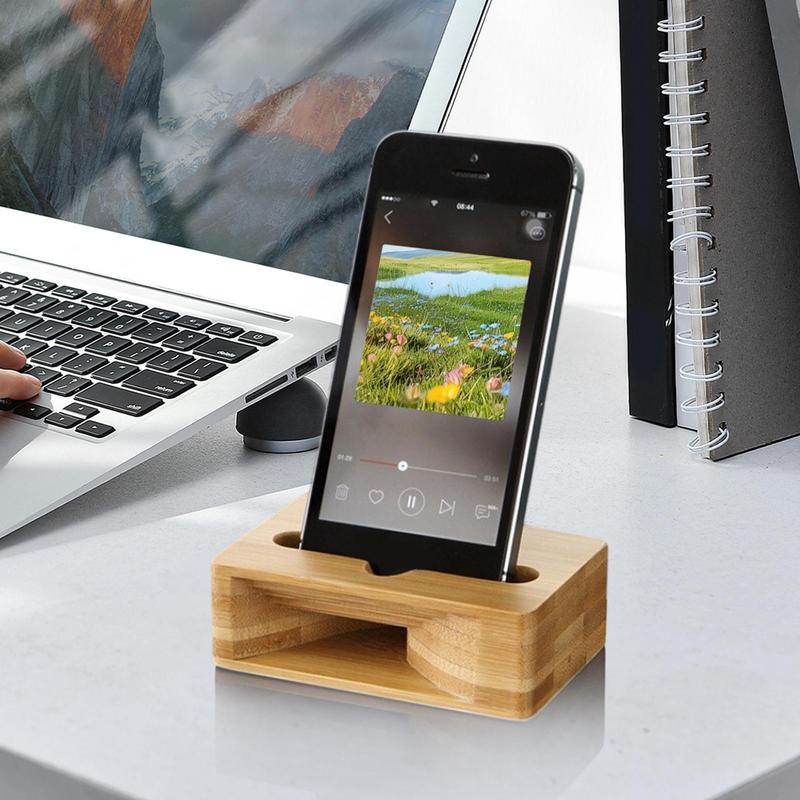 Phone Holder Speaker Amplifier - Desk Setup Riser review and price