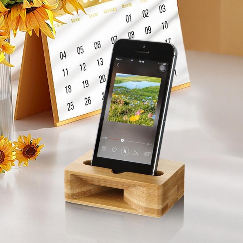 Phone Holder Speaker Amplifier - Desk Setup Riser review and price
