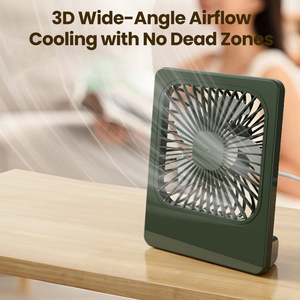 Mini USB Fan 5 Blade Desktop S - Fan Desk Small Usb review and price