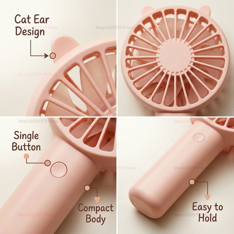 Portable Handheld Fan Mini USB - Fan Desk Small Usb review and price
