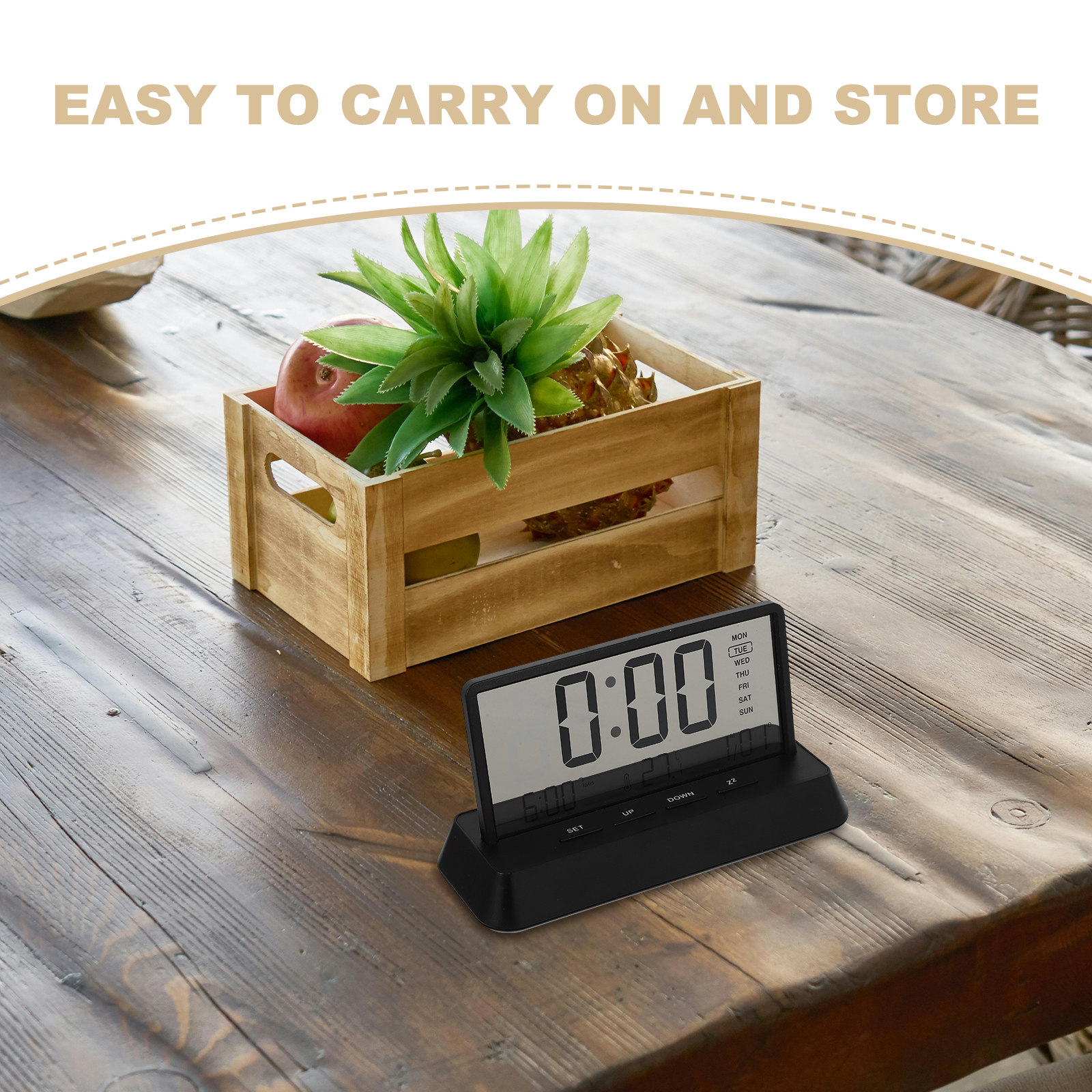 Digital Alarm Clock Small Comp - Desk Setup In Office review and price