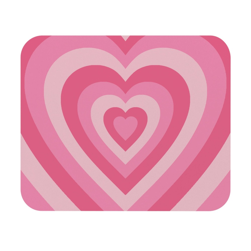 Retro Heart Mouse Pad | aesthe - Desk Setup Girly review and price