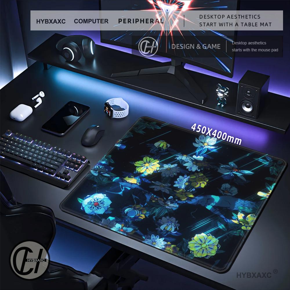 HYBXAXC Dark Floral Manga Back - Desk Setup Background review and price