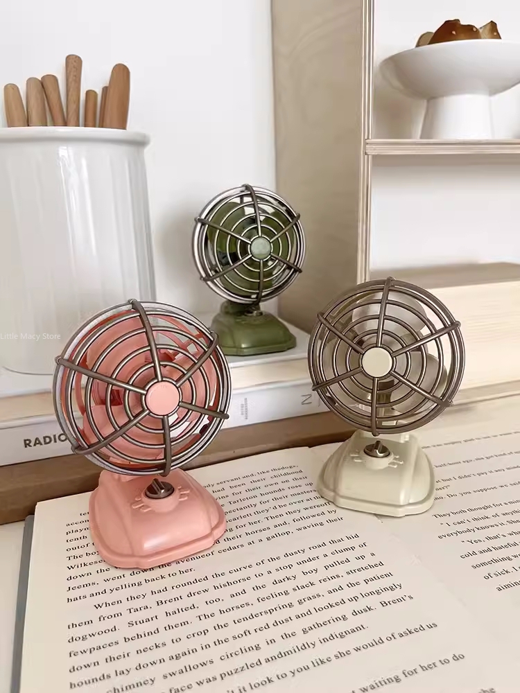 Retro Desktop Small Fan USB Ch - Fan Desk Small Usb review and price