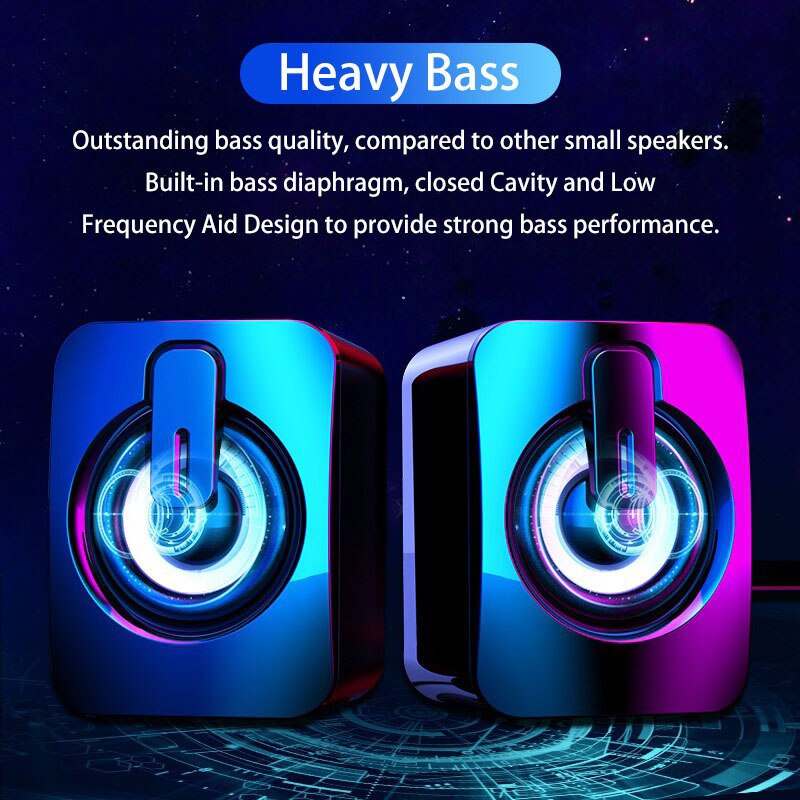 Mini Computer Speakers Volume  - Desk Setup Speakers review and price