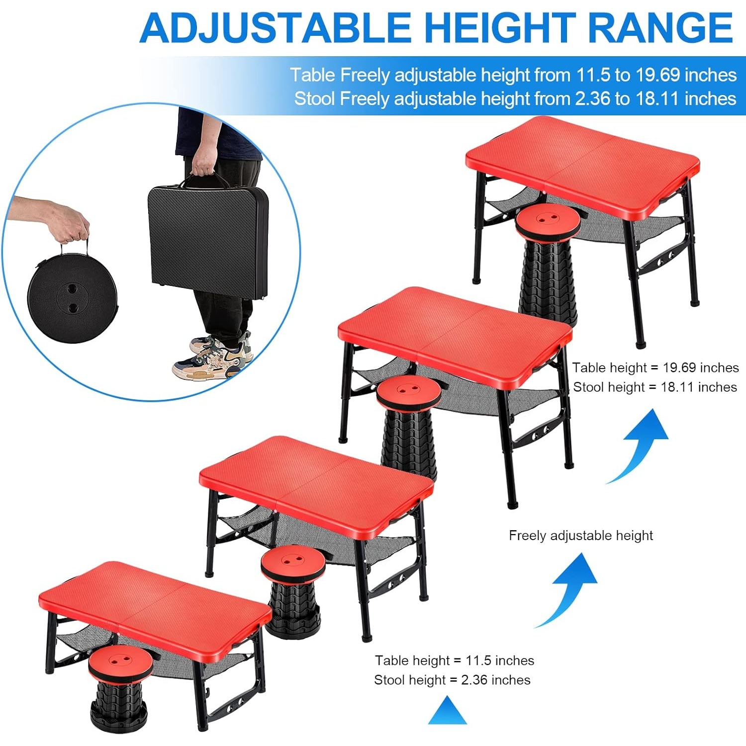 Retractable Folding Table & St - Desk Setup Laptop review and price